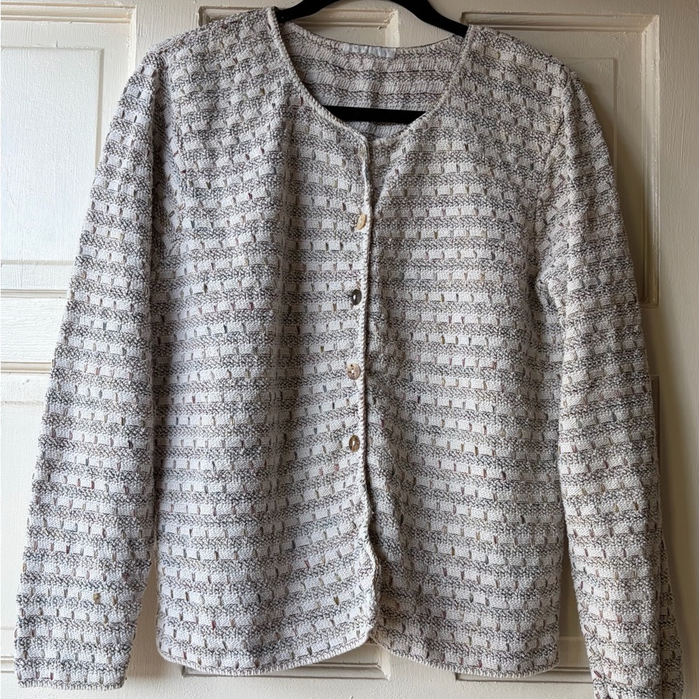 Spring cotton cardigan